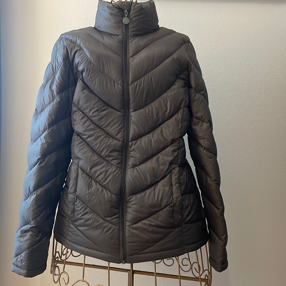 Calvin Klein Packable Down Grey Jacket Lightweight Size M